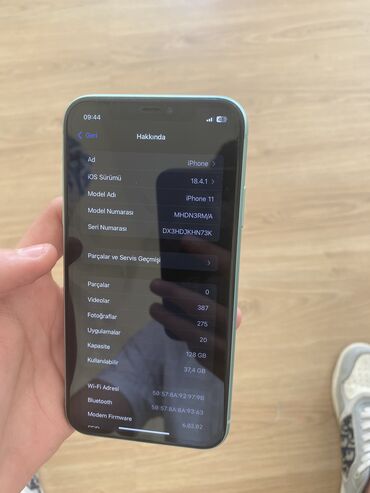 Mobil telefon və aksesuarlar: IPhone 11, 128 GB, Yaşıl, Face ID