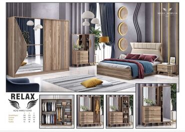 duş kabinaların satışı: İkinəfərlik çarpayı, Dolab, Termo, 2 tumba, Türkiyə, Yeni