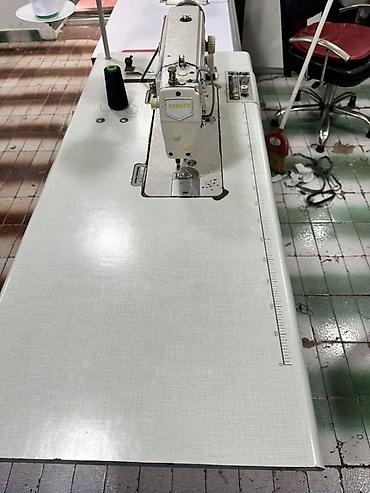 sac duzumu: Yamata sənaye tikiş maşını – masa və pedal sistemi ilə birlikdə — 3