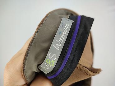 nutmeg spodnie: Marks & Spencer, Spodnie materiałowe damskie, rozmiar S — 4