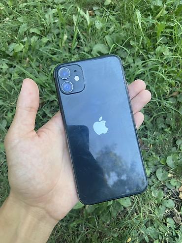 Apple iPhone: IPhone 11, Б/у, 128 ГБ, Черный, 72 % — 10