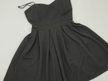 czarna mini sukienki: Sukienka, 2XS, stan - Dobry