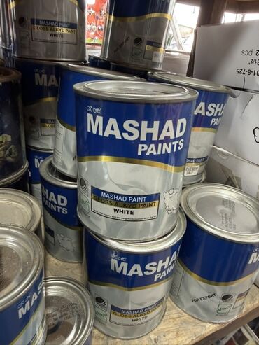 какао порошок: Глянцевая алкидная эмаль Mashad Paints (WHITE) - Тип: Gloss Alkyd