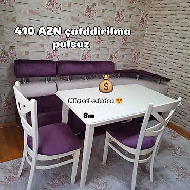 metbex kunc divanları: Künc divan masa oturacaq rəng seçimi var — 1
