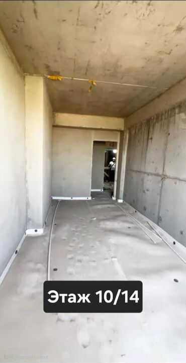 сатылат уй: 1 бөлмө, 49 кв. м, 10 кабат, ПСО (өзү оңдоп түзөтүп бүтүү үчүн)