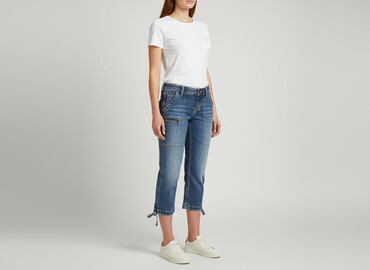 lasocki biale trampki: Jeans for women, size M
