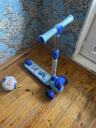 mi scooter: Uşaq skuterı – 3 təkərli, mavi 6 yasa qeder usaglar sure biler tezedir — 2