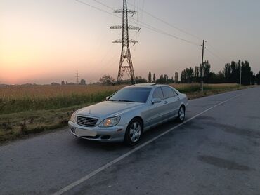 меняю на недвижимость: Mercedes-Benz S-Class (W220) S 500, седан, серебристый металлик -