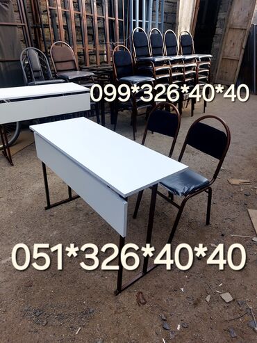 Uşaq masaları: Oğlan və qız üçün, Yeni, Siyirməsiz, Yazı masası — 19