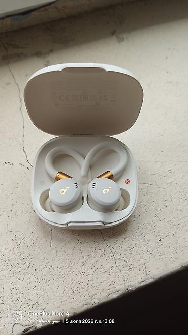 Qulaqcıqlar: İşlənmiş Simsiz (Bluetooth) Qulaqcıqlar, Anker, rəng - Ağ — 3