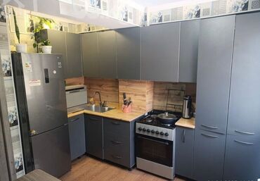 продажа квартир г бишкек: 2 бөлмө, 55 кв. м, 106-серия жакшыртылган, 1 кабат, Евроремонт