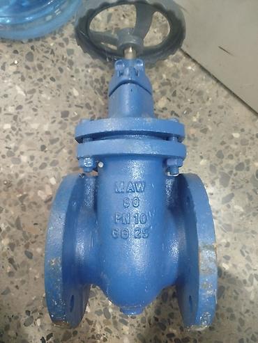 500 lük boru: Dəmir sürgülü klapan (flanşlı) - Model işarələri: MAW PN10, GG25 - — 4