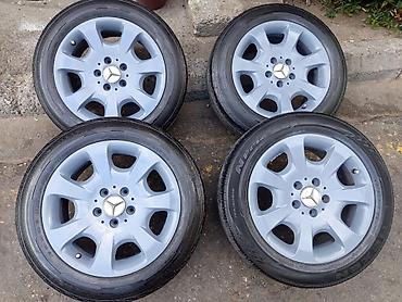 r16 mersedes: Mercedes-Benz üçün 4 ədəd yüngül lehimli disk və şin komplekti - — 3