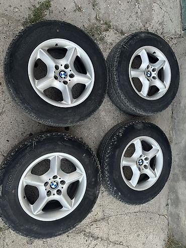 tir: Колесный комплект BMW: 4 диска + 4 шины - Литые диски BMW, 5 лучей, 5 — 1