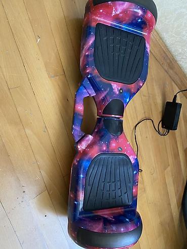 Электротранспорт: Galaxy dizaynlı giroskuter (hoverboard) - Ölçü: 6.5 düym təkərlər - — 1