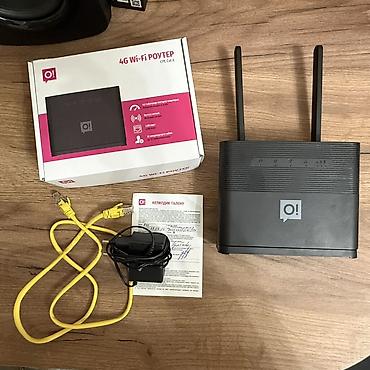 роутеры 4g: 4G Wi‑Fi роутер O! CPE Cat.6, Комплект: - Роутер с двумя внешними — 1