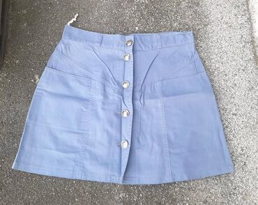 suknja sa šljokicama: XL (EU 42), Mini, color - Light blue