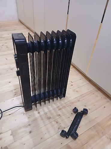 Техника и электроника: KUMTEL yağlı radiator – elektriklə işləyən, qara rəngdə, 9 bölməli — 2
