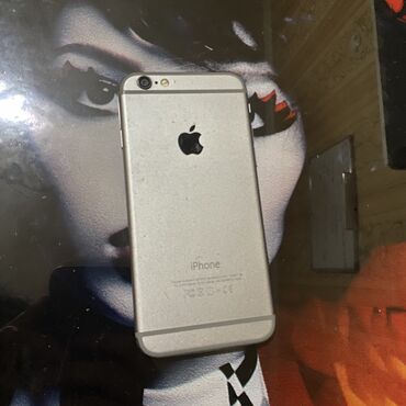 Apple iPhone: IPhone 6, Колдонулган, 64 ГБ, Күмүш