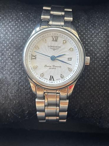 бу чехол: Классические часы часы, Longines, Швейцария, Водонепроницаемые, Женские, Б/у — 1