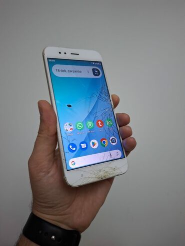 Xiaomi: Xiaomi Mi A1, 64 GB, rəng - Qızılı, 
 Barmaq izi