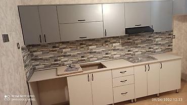 Sifarişlə mətbəx mebeli: Sifarişlə mətbəx dəsti, Özü çəkən petlələr, Mat laminat, Kredit yoxdur, Pulsuz çatdırılma, Rayonlara çatdırılma — 26