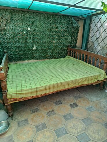 купить двухъярусную кровать в бишкеке: Тапчан 280 x 200 x 50 м, Дерево