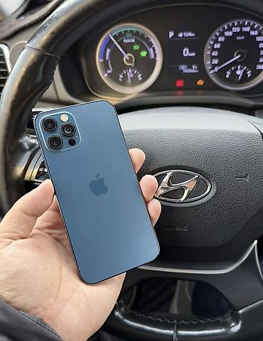 redmi 12a: IPhone 12 Pro, Б/у, 128 ГБ, Pacific Blue, Защитное стекло, Чехол, 100 % — 1
