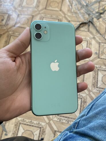Apple iPhone: IPhone 11, 64 GB, Alpine Green, Simsiz şarj, Face ID