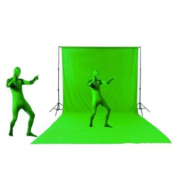 объектив для камеры: Костюм Хромакей для эффектов рост до 180см Хромакейный зелёный