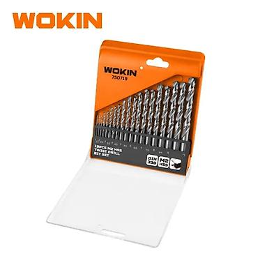lazer olcu: WOKIN 19 Parça M2 HSS Metal Qazma Ucu Dəsti (Model: 750719) Metal — 1