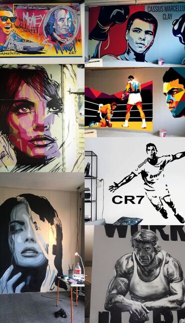 Декоративная роспись: Аэрография, Барельеф, Художественная роспись Больше 6 лет опыта — 12