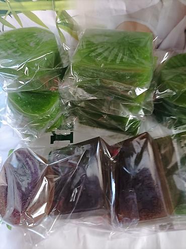 Гигиена и ароматизаторы: Натуральное ручное мыло в ассортименте:Огурцы🍀Петрушка🍀Рис с молоком — 12