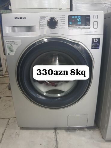 Soyuducular: Paltaryuyan maşın Samsung, 8 kq, İşlənmiş, Avtomat, Kredit yoxdur, Ünvandan götürmə, Ödənişli çatdırılma
