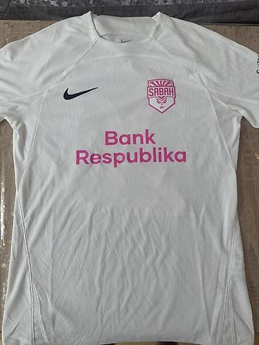 Məhsul: Sabah FK futbol köynəyi – Nike - Rəng: ağ - Ön hissə: “SABAH”