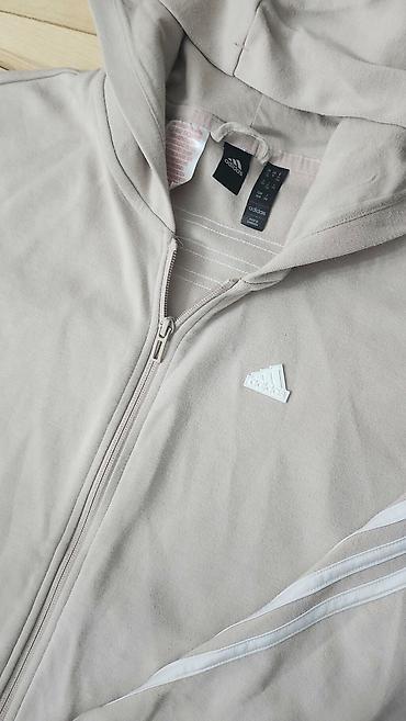 Komplet trenerke: Adidas komplet trenerka za devojcice (gornji deo + donji deo), bež — 5