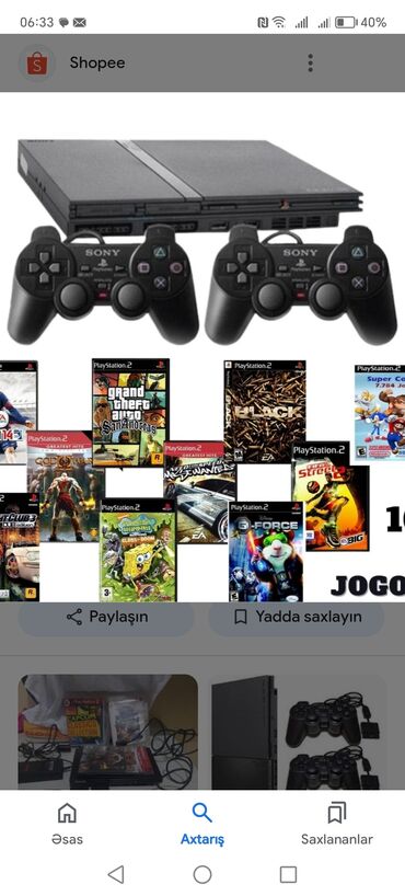 1 yaw ad gunu tortlari: PS2 & PS1 (Sony PlayStation 2 & 1)