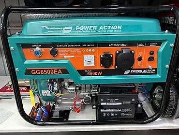 Генераторы: Бензогенератор POWER ACTION GG6500EA Основные — 3