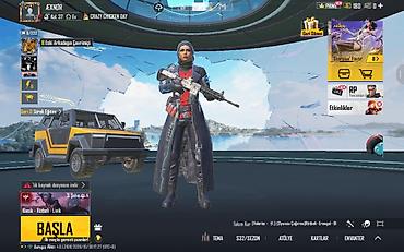 PUBG Mobile oyun hesabı - Server: Avropa (EU) - Səviyyə: 63 - Kol: 37