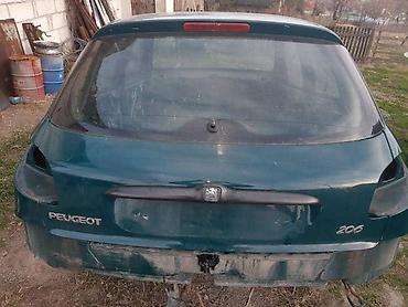 b6 204: ZADNJE STAKLO SA GREJAČIMA ZA PEUGEOT 206 | Zadnje staklo (staklo — 1