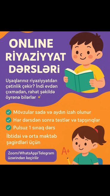 репетитор по математике 7 класс на дом: Repetitor, Riyaziyyat, Azərbaycan dili, İmtahanlara hazırlıq, Abituriyent hazırlığı