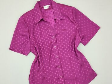 różowe eleganckie bluzki: Сорочка жіноча, L, стан - Дуже гарний
