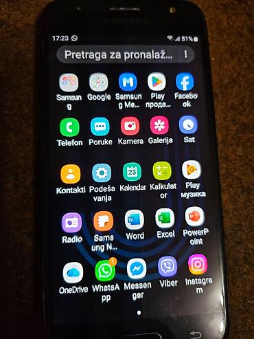 Samsung: Samsung Galaxy J3 (2017) – crni-polovan ispravan - Ekran 5.0" (Super — 9