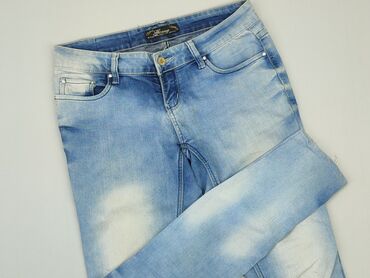 jeansowe spódnice z przetarciami: Jeans, M (EU 38), condition - Good