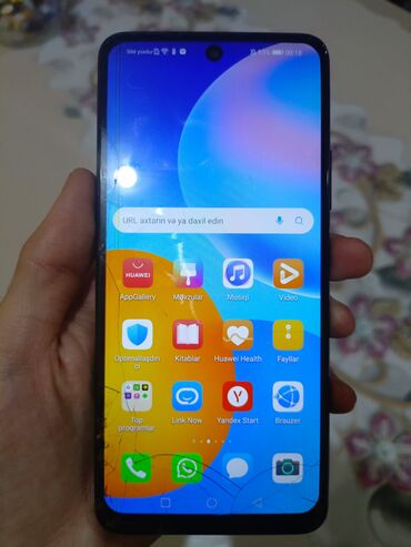 huawei p smart ekran: Huawei P smart 2020, 128 GB, rəng - Qara, Barmaq izi