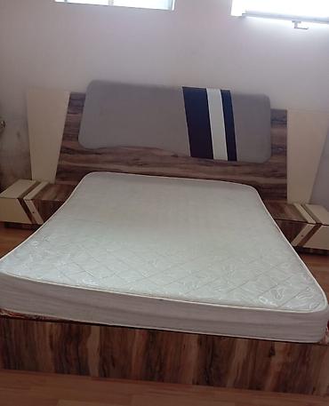 Дом и сад: Yataq desti seliqeli işlənib. Problemi yoxdur matras var. Baza — 4