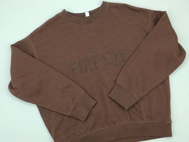 bluzki brązowa: Sweatshirt, H&M, M (EU 38), condition - Good