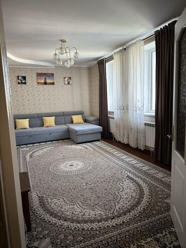 аренда в сокулуке: 2 бөлмө, 62 кв. м, Жеке план, 9 кабат, Евроремонт