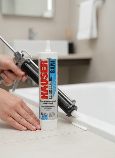присоска для кафеля: Герметик силиконовый санитарный Hauser Profi-Silikon Sani