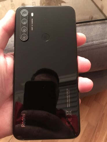 Мобильные телефоны и аксессуары: Xiaomi Redmi Note 8, 64 ГБ, цвет - Черный, 
 Отпечаток пальца, Две SIM карты, Face ID